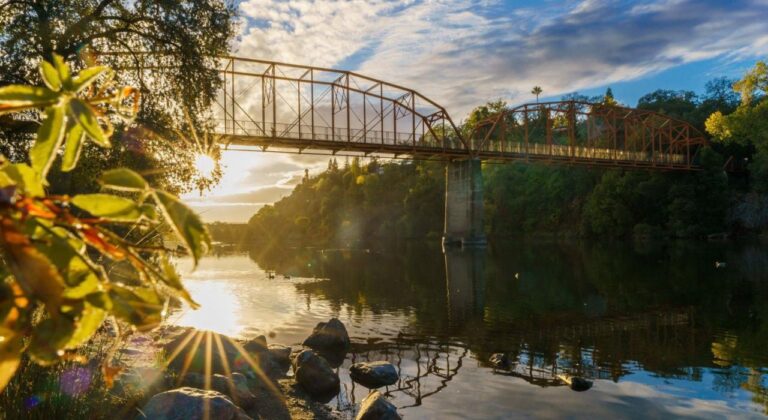 American River bridge located in Rancho Cordova - services by Bolton Appraisal services